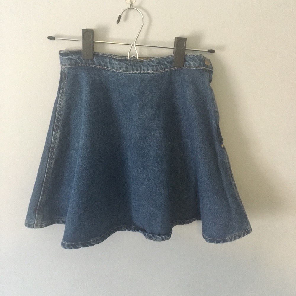 American Apparel Denim Circle Skirt